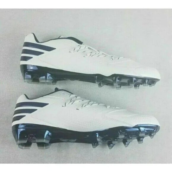 adidas Freak X Carbon Low Football Cleats Mens Size 16 White Navy B72678 main image 6